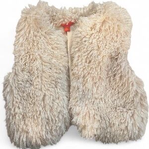 Joe Fresh Statement Faux Shearling Shaggy Vest